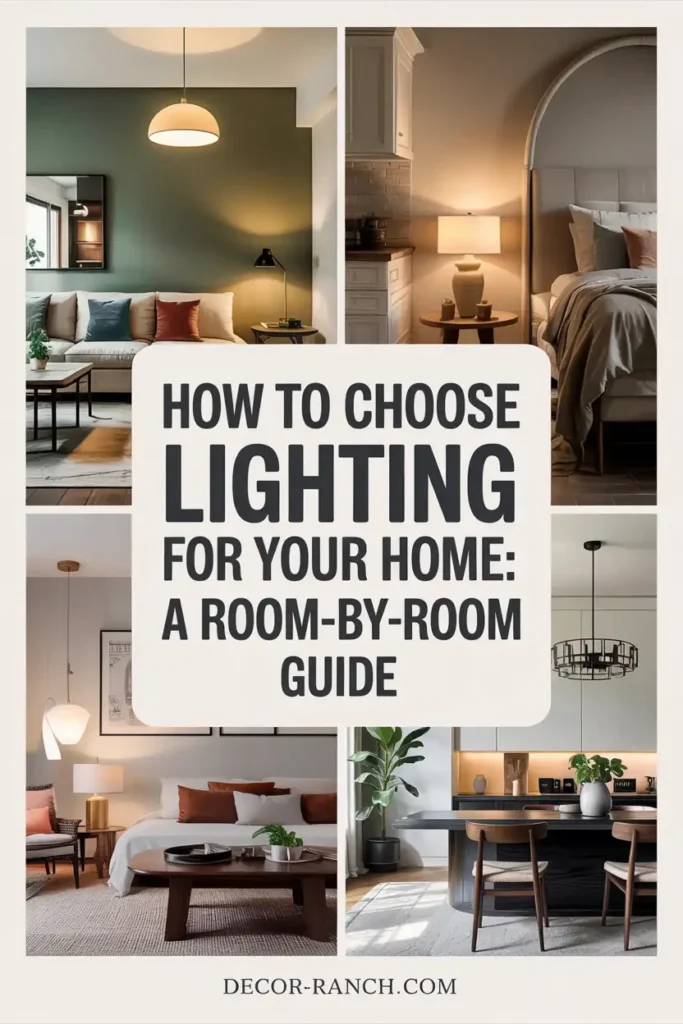 How to Choose Lighting for Your Home A Room-by-Room Guide