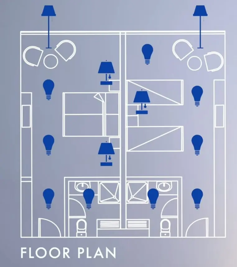 lighting floor plan