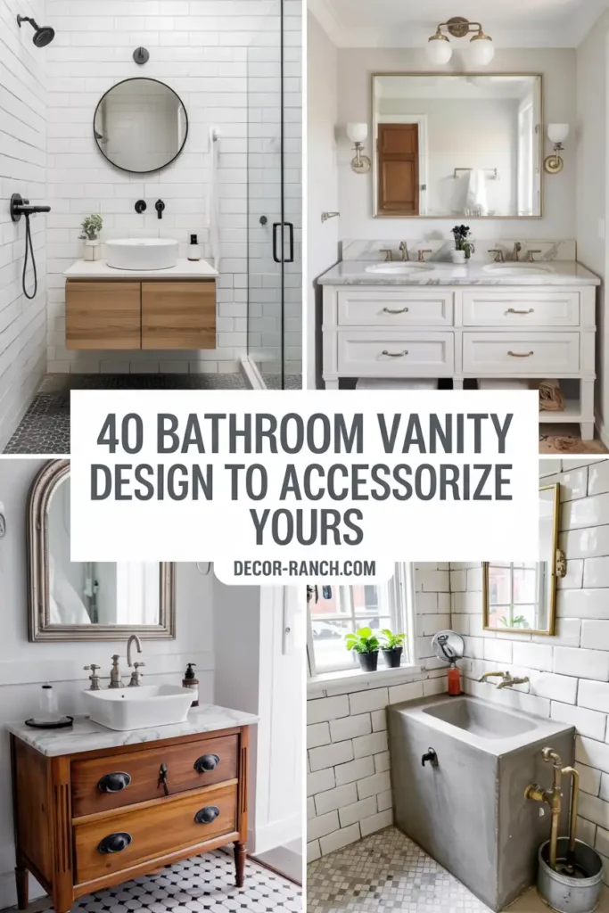 40 Bathroom Vanity Design To Accessorize Yours