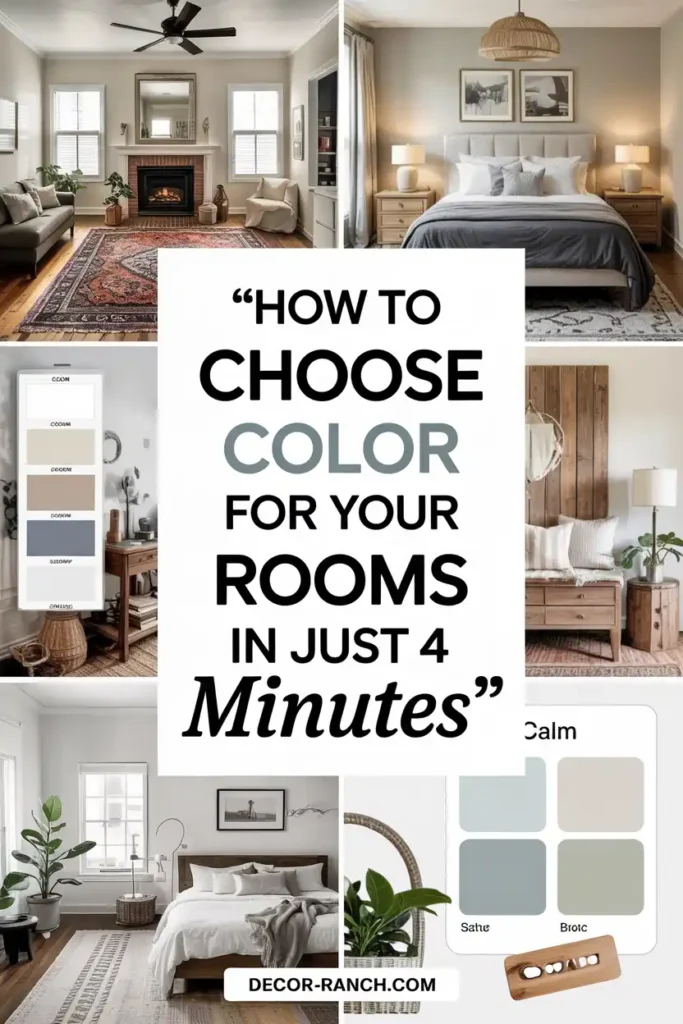 How To Choose Color For Your Rooms In Just 4 Minutes