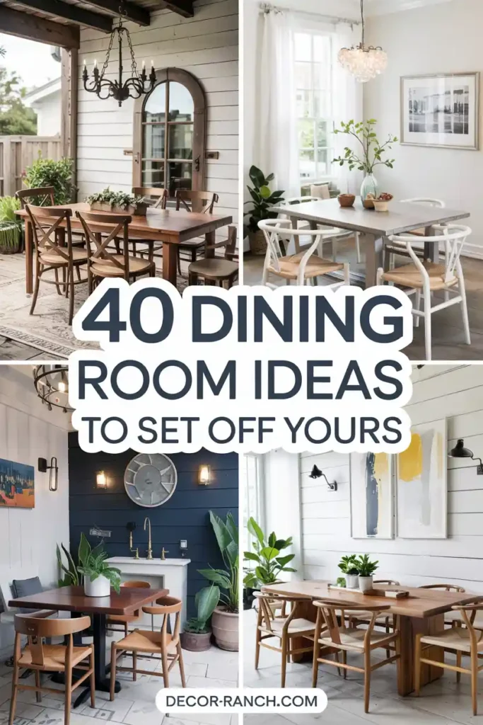 40 Dining Room Ideas To Set Off Yours