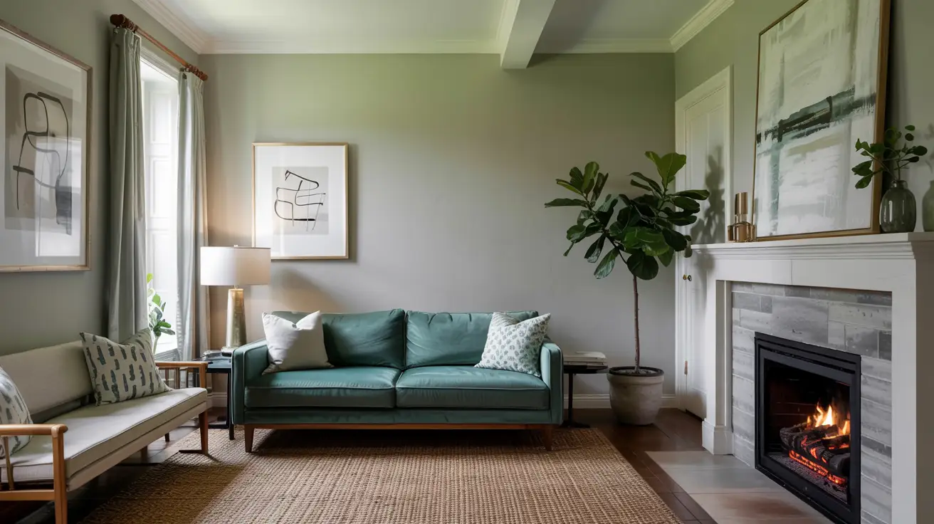 Green Living Room Ideas