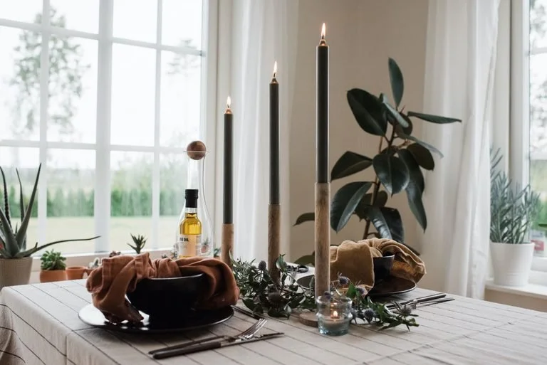 dining table candle