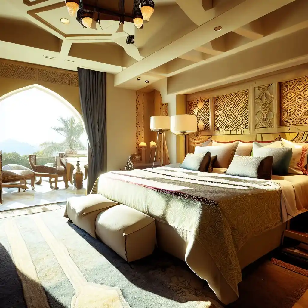 luxury bedroom moroccan style