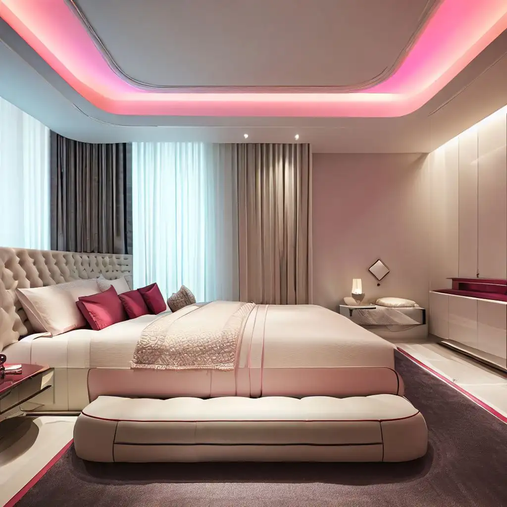 pink luxury bedroom