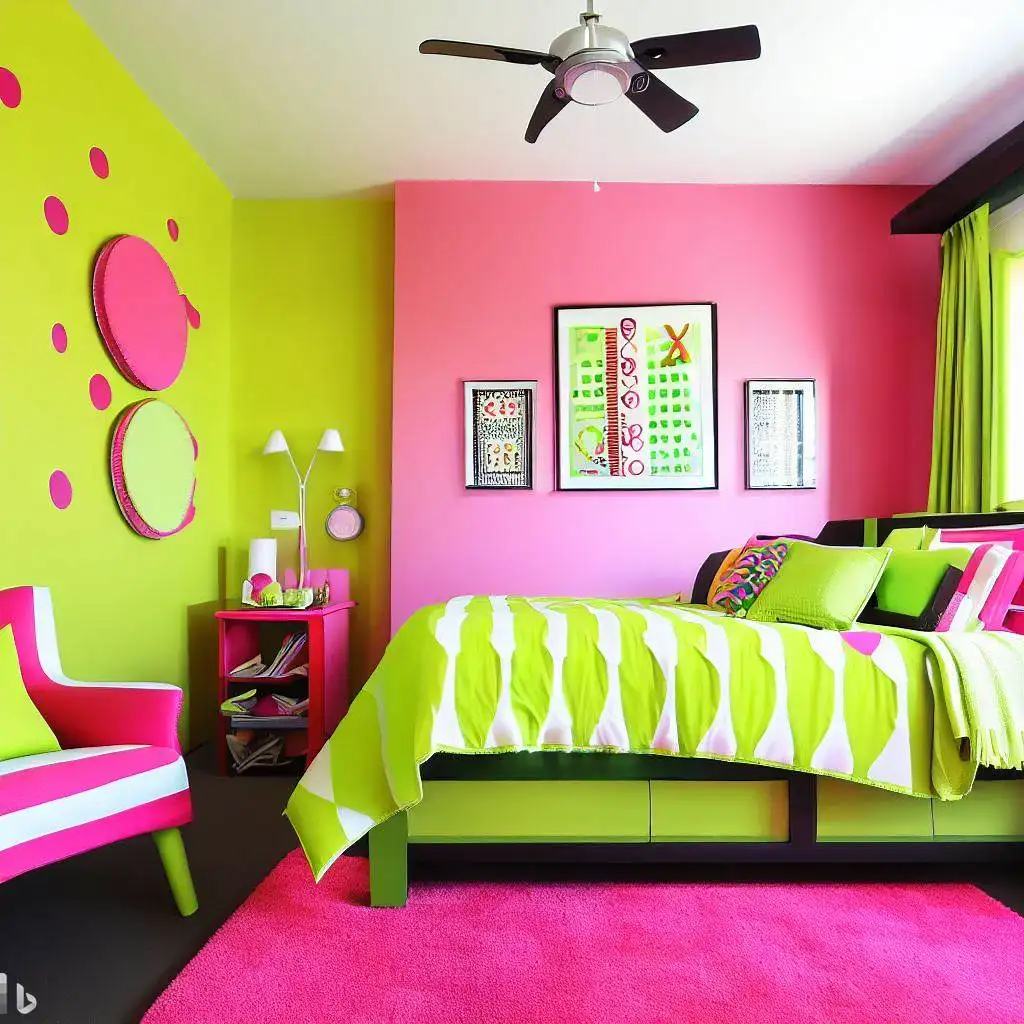 pink lime master bedroom lime bedding wall art