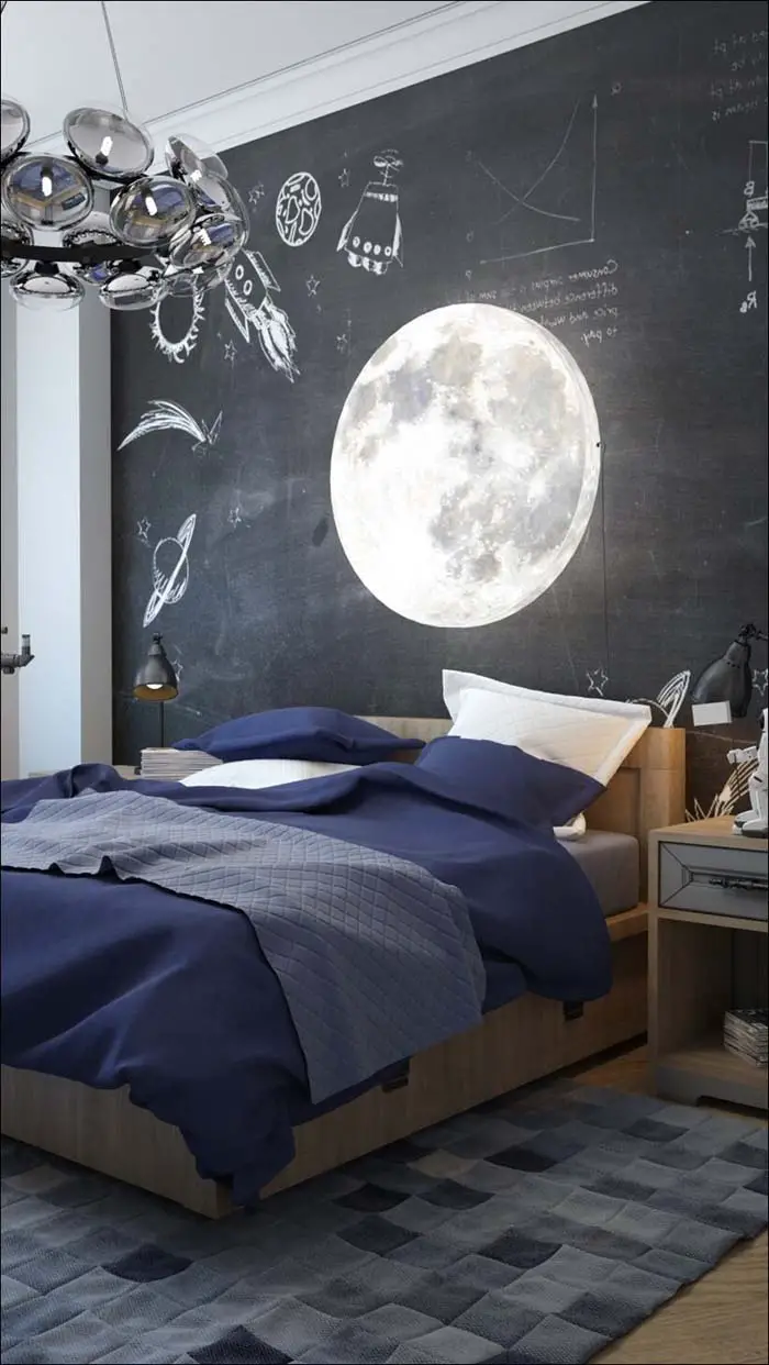 space-theme-teen-boy-bedroom-decor