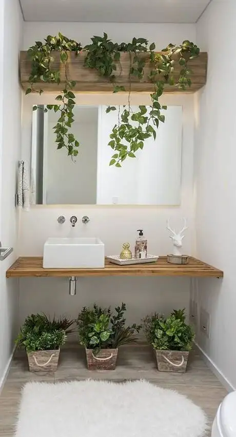 Greenry sanctury bathroom vanity