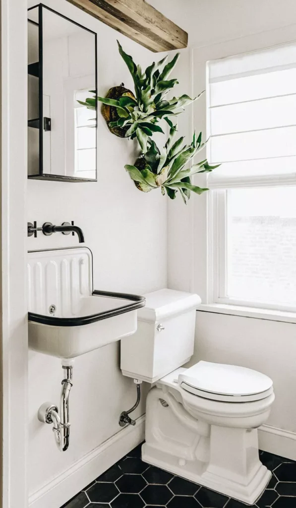 how to decorate a small bathroom like design pro - plants in bathroom