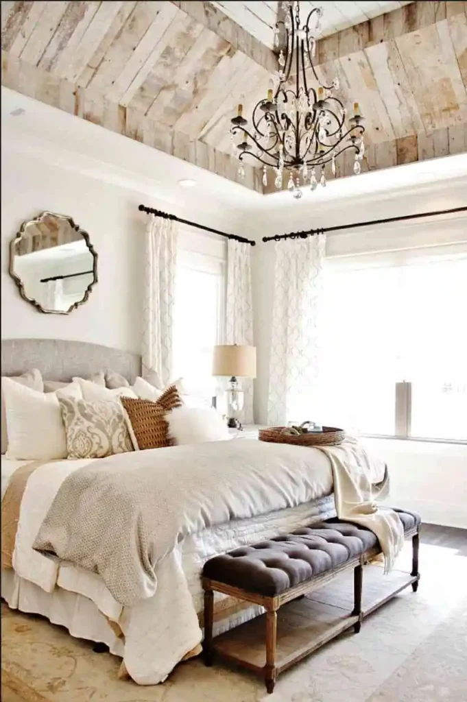 Charm Of Rustic in master bedroom