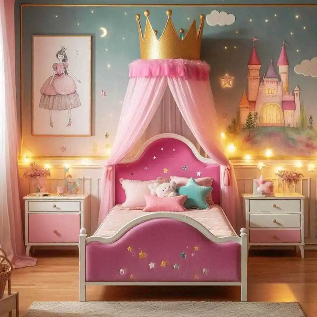 Pricess bed For kids bedroom furniture design