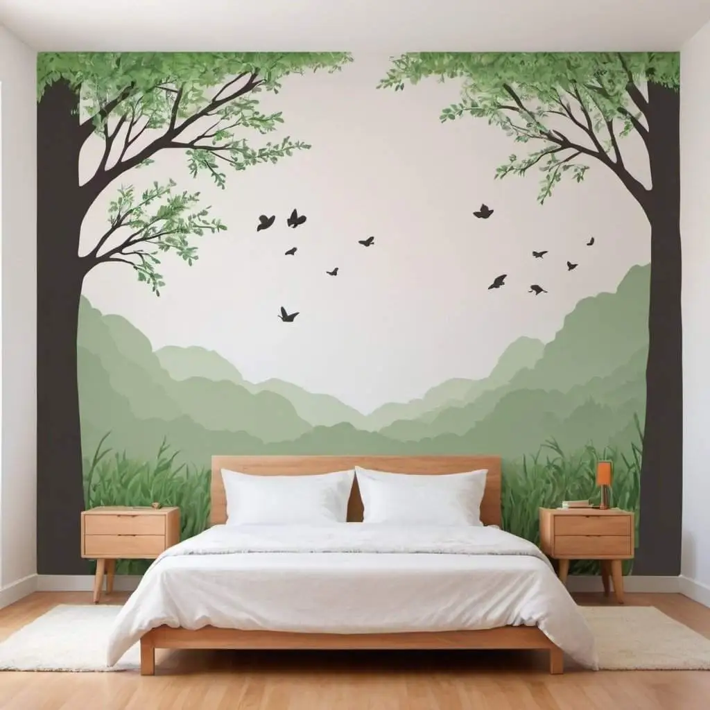 Wistful nature wall decals home bedroom refresher
