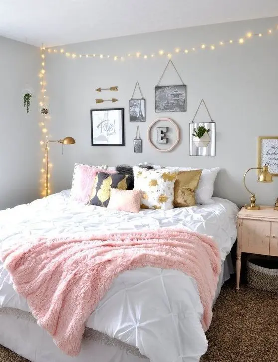 Chic teen girl bedroom