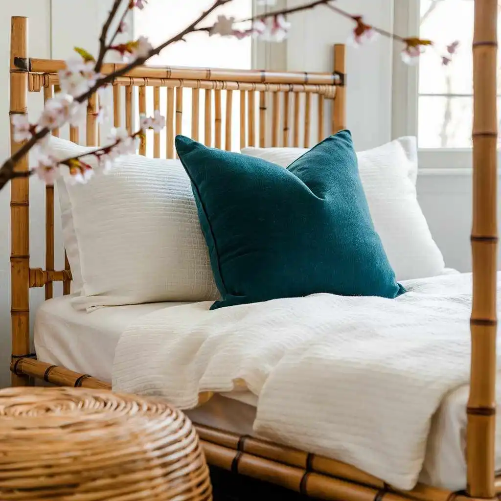 bamboo bed headboard designs.