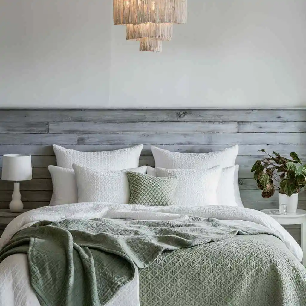 rustic bed headboard design