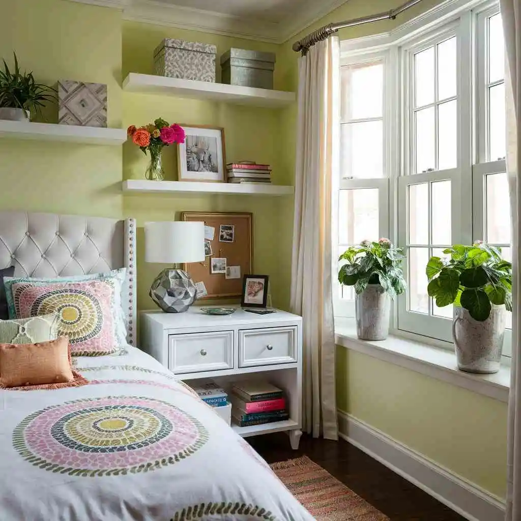 citron rose cloud white bedroom