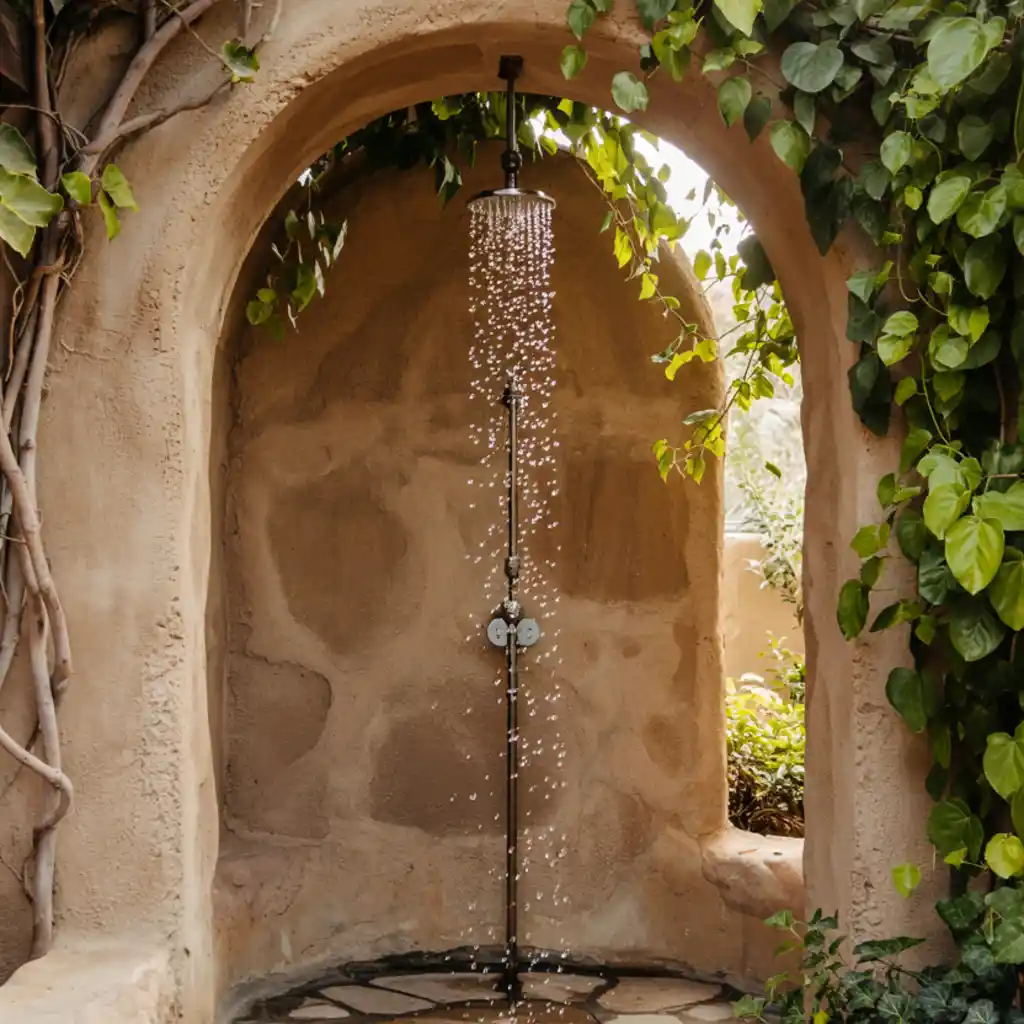 Archway Outdoor Shower