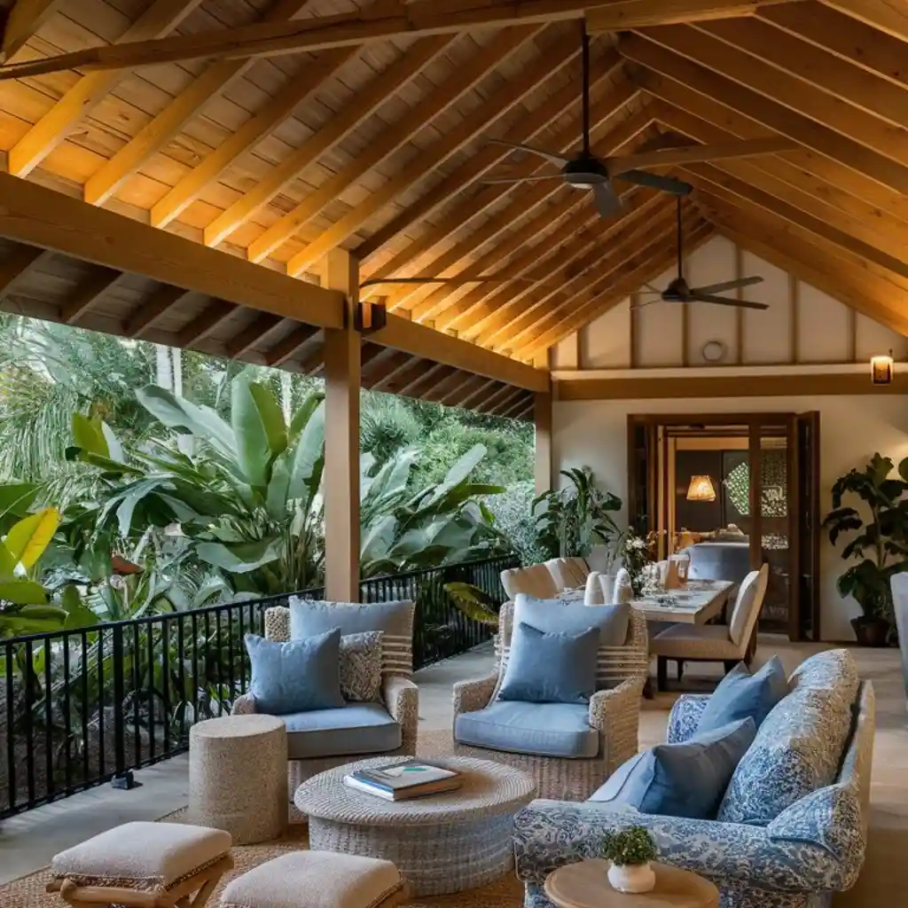 Coastal Bliss wraparound porch