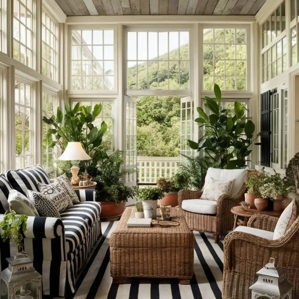 Coastal Feel screen-in porch