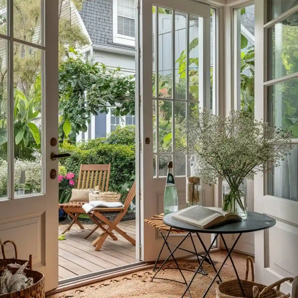 French Accents screen-in porch
