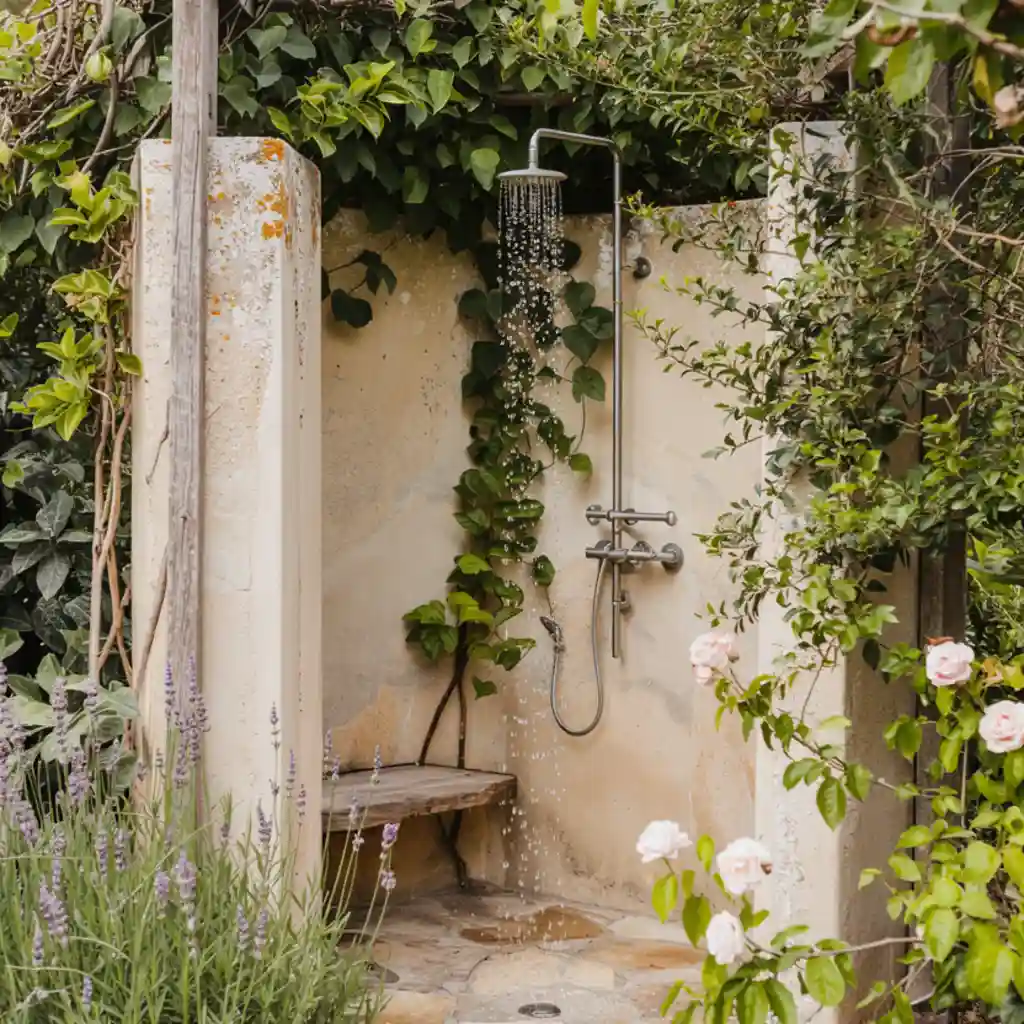 Hidden Garden Outdoor Shower