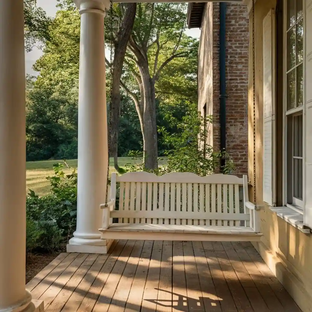 Porch Swing wraparound porch