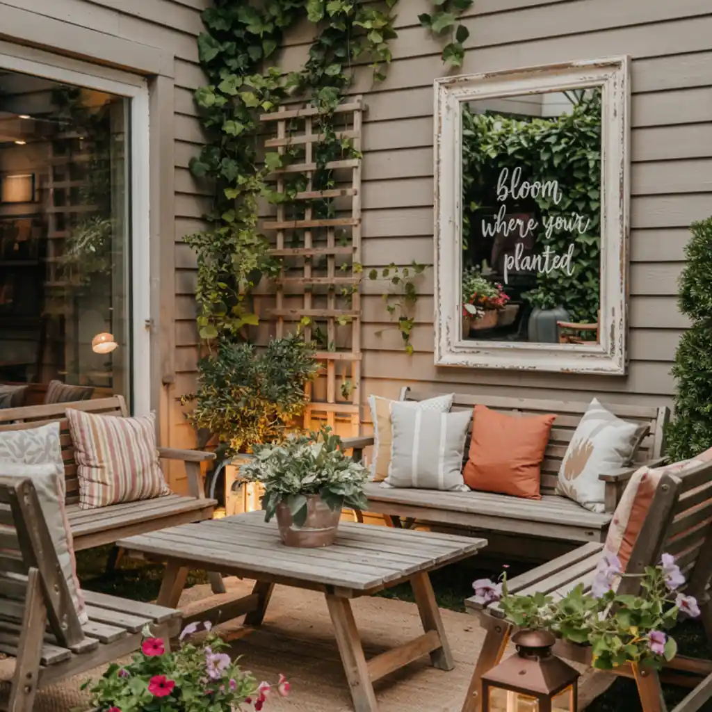 backyard mirror