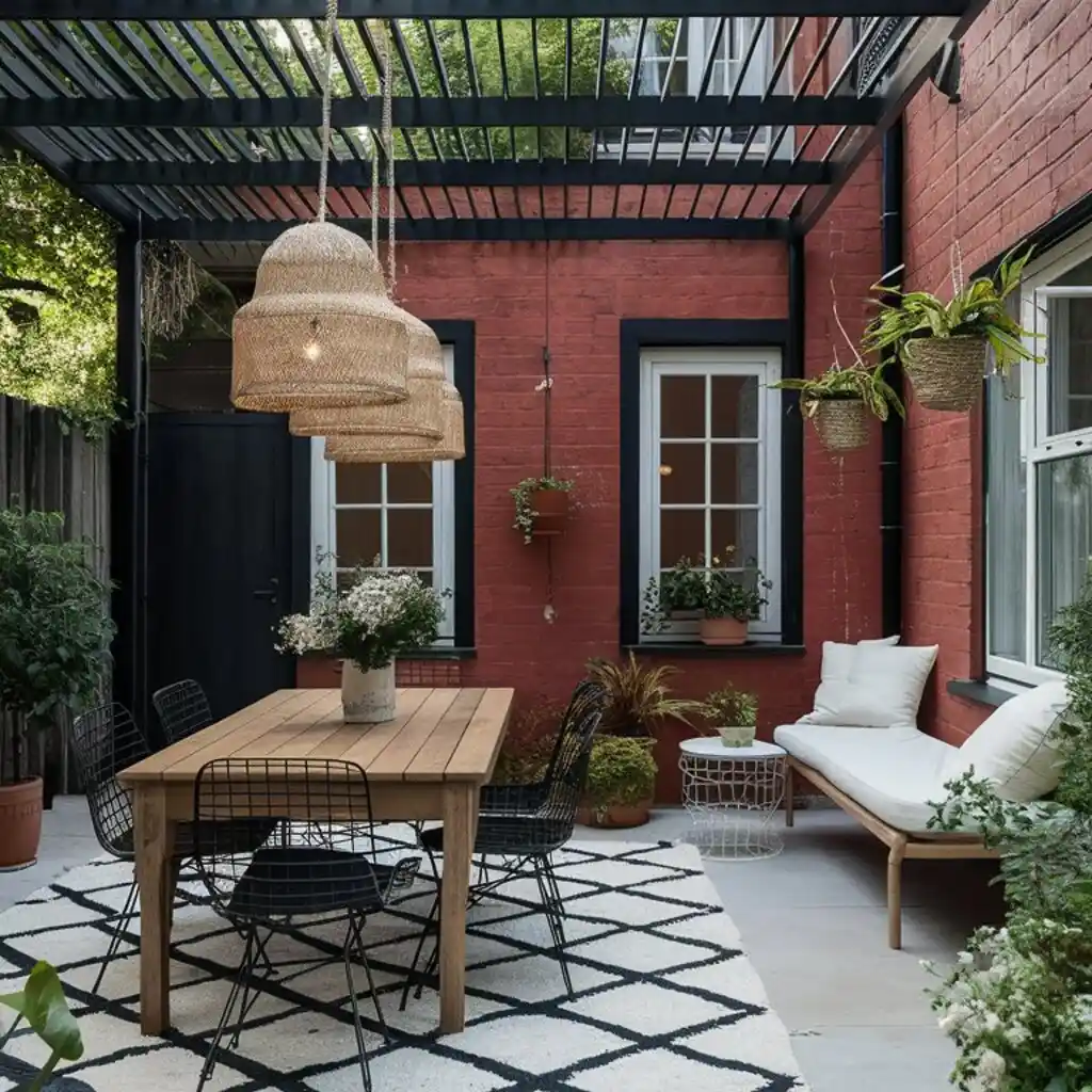 covered porch pergola