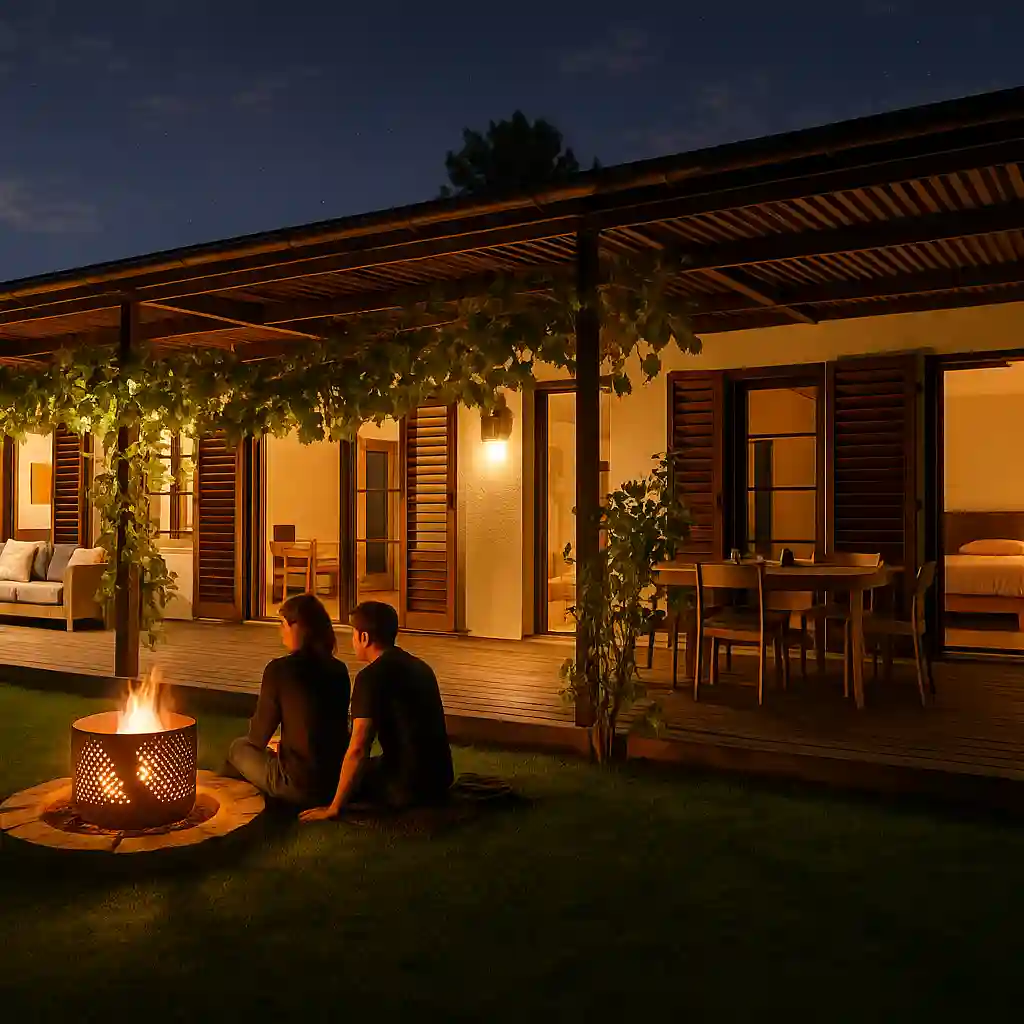 cozy wraparound porch