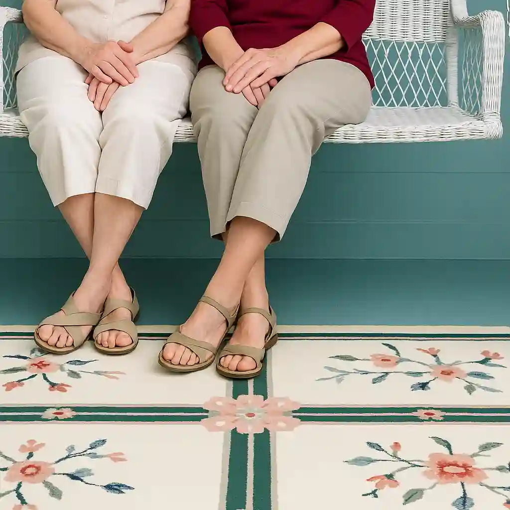 wraparound porch rug